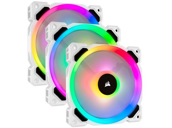 Quạt tản nhiệt Corsair LL120 Pro RGB Trắng (Ảnh 4)
