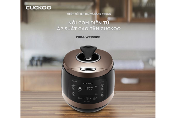 Nồi cơm điện tử Cuckoo 1.8 lít CRP-PK1000S thiết kế hiện đại đẳng cấp