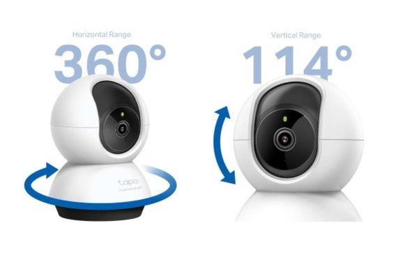 TP-Link Tapo C220 hỗ trợ góc quay 360 độ