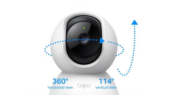 Camera Tapo TC71 giám sát mọi ngóc ngách