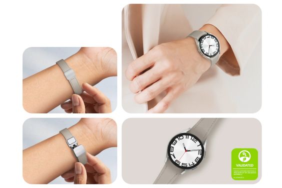 Dây đeo đồng hồ Samsung Galaxy Watch6 40 & 43mm Eco-Leather Band - hình 4