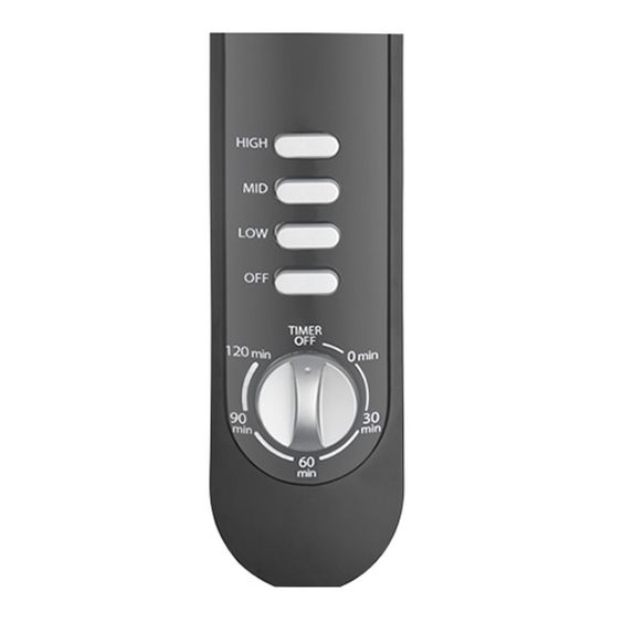 Quạt đứng Toshiba F-LSA10(K)VN điều khiển bằng nút nhấn và xoay