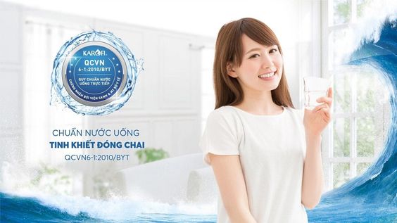 Máy lọc nước Karofi KAQ-O07 trang bị 10 lõi lọc 