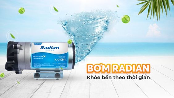 Máy lọc nước nóng lạnh KAROFI LIVOTEC 612 có trang bị bơm tăng áp