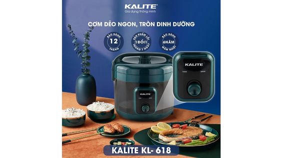 Nồi cơm điện Kalite KL-618 có công suất lớn