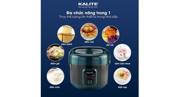 Nồi cơm điện Kalite KL-618 có thể dùng nấu xấu, làm sữa chua