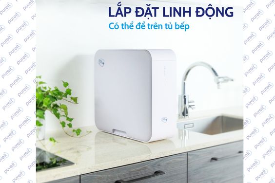 Máy lọc nước RO Unilever Pureit Delica UR5440 có thiết kế nguyên khối