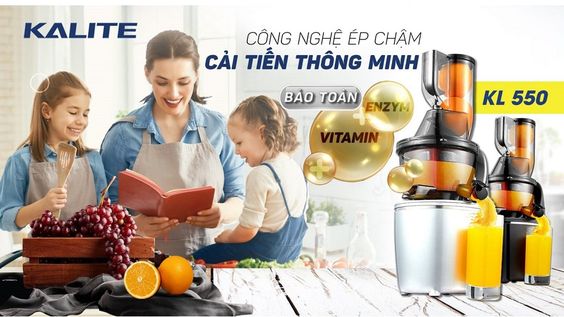 Máy ép chậm Kalite KL-550 - hình 3