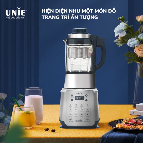 Máy làm sữa hạt Unie V9S thiết kế tối giản