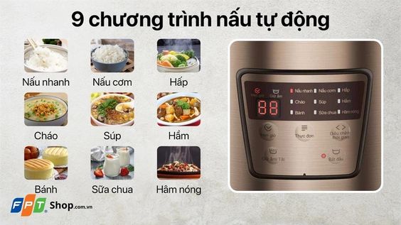 Nồi cơm điện tử Kangaroo 1.8 lít KG18DR7 - hình 4