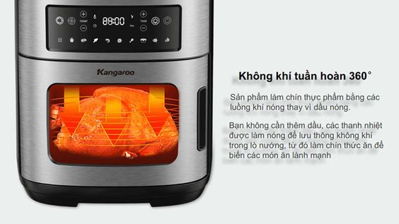 Nồi chiên không dầu Kangaroo KG12AF1A công suất lớn