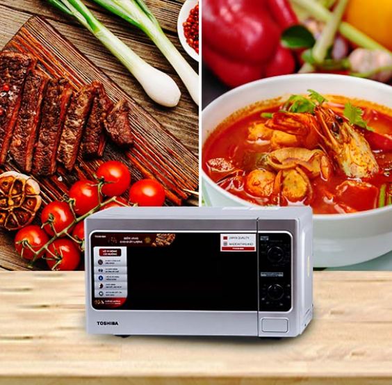 Lò vi sóng Toshiba 20 lít ER-SGM20(S1)VN - hình 4