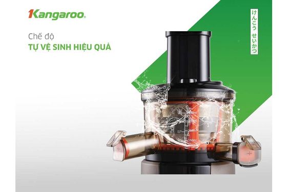 Máy ép chậm Kangaroo KG180SJD làm sạch tiện lợi