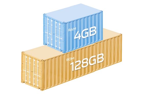vivo Y16 khả năng lưu trữ lớn