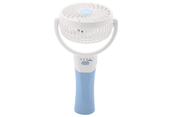 Quạt sạc cầm tay Comet CRF0904B trang bị 3 cấp độ gió