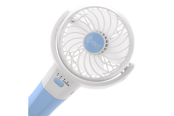 Quạt sạc cầm tay Comet CRF0904B sử dụng pin rời
