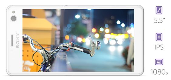Sony Xperia C4 Dual man hinh