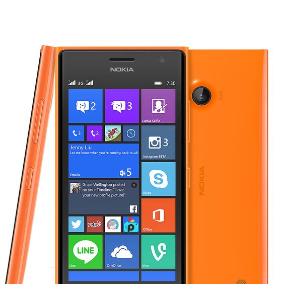 Nokia Lumia 730 thiet ke