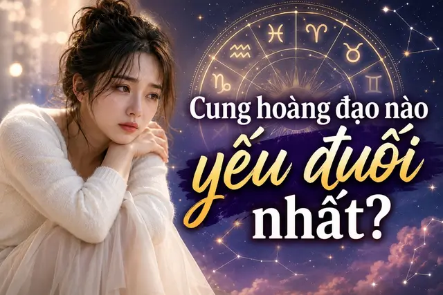 Cung hoàng đạo nào yếu đuối nhất? Top 5 chòm sao nhạy cảm và dễ tổn thương nhất