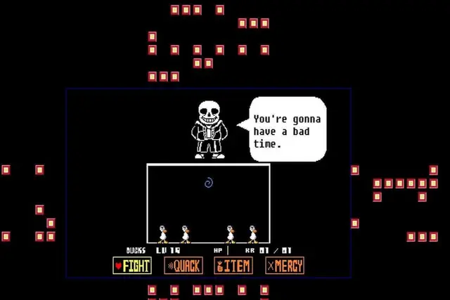 Bad Time Simulator: Trải nghiệm trận chiến Sans huyền thoại