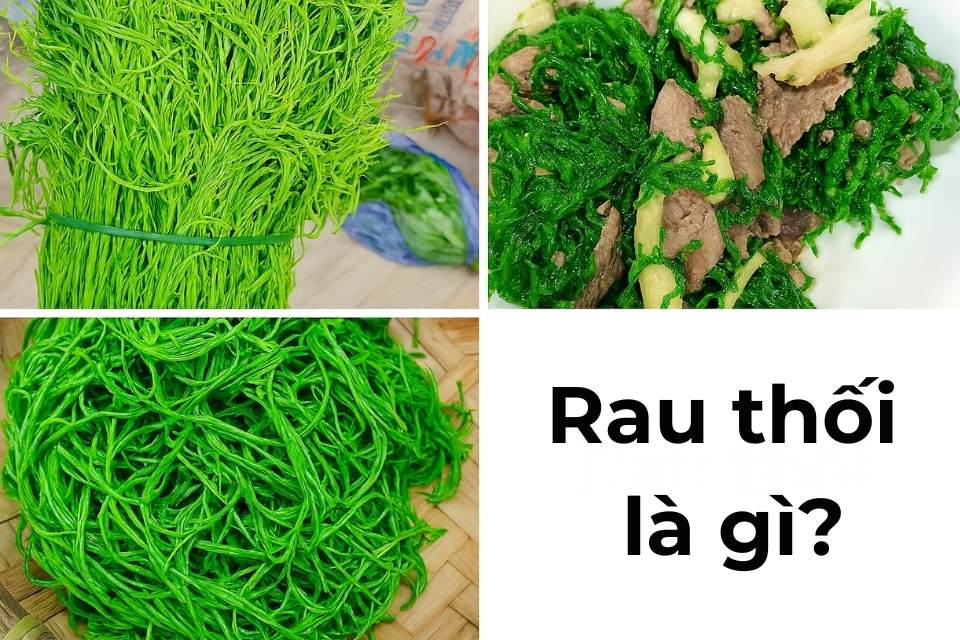 Rau thối đặc sản Tây Bắc - Loại rau rừng có mùi 