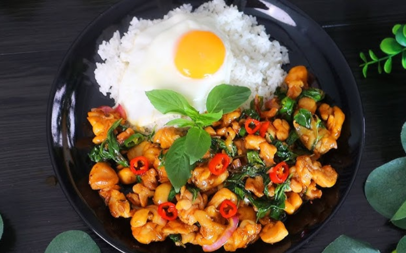gà xào kiểu Thái (ảnh 5)