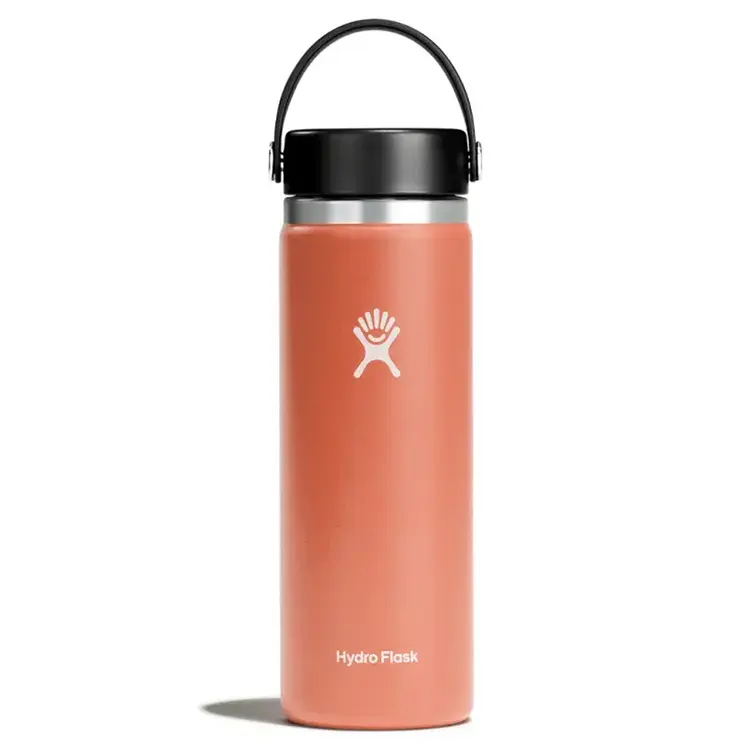 Bình giữ nhiệt inox 18/8 Hydro Flask 20 OZ Wide Flex Cap Grapefruit W20BTS640 591ml Cam Đào