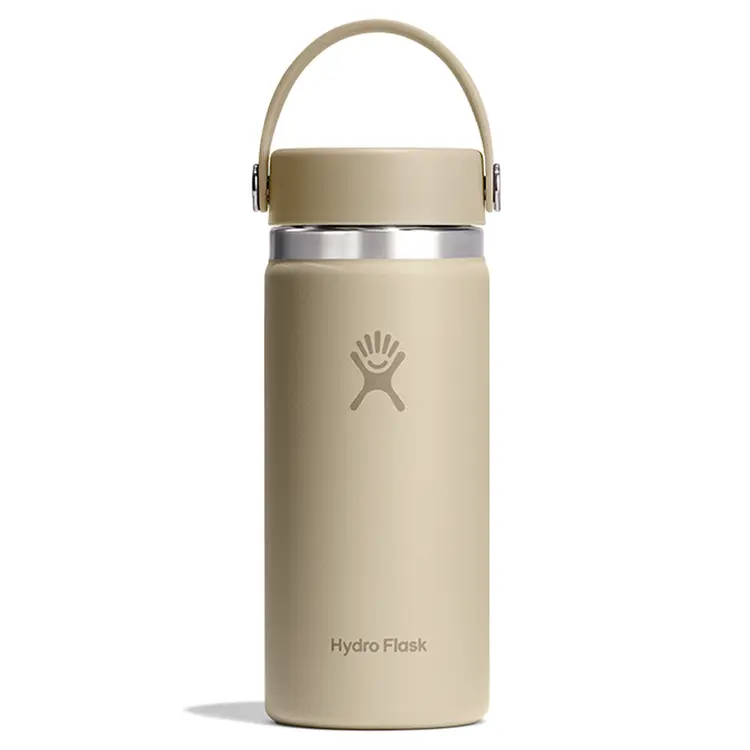 Bình giữ nhiệt inox 18/8 Hydro Flask 16 OZ Wide Flex Cap Oat Apac Only W16CTS114 473ml Be