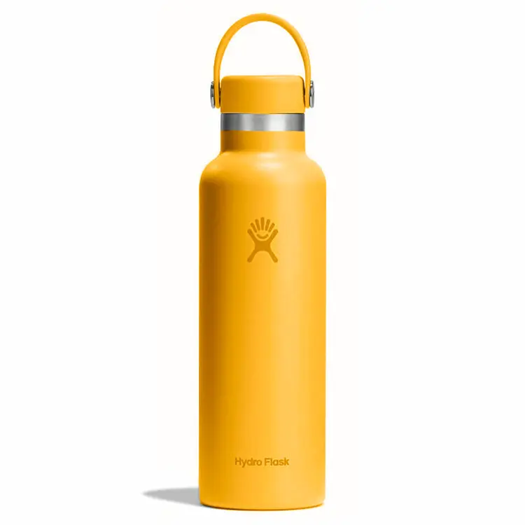 Bình giữ nhiệt inox 18/8 Hydro Flask 21 OZ Standard Flex Cap S21CSX722 621ml Vàng