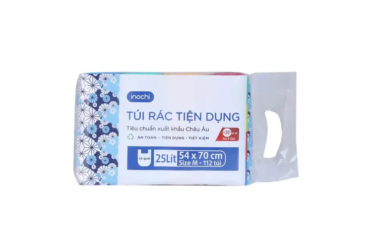 Lô túi rác màu tiện dụng Inochi Soji (4x25L)