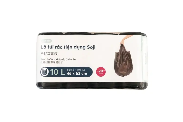 Lô túi rác tiện dụng Inochi Soji (4x10L)