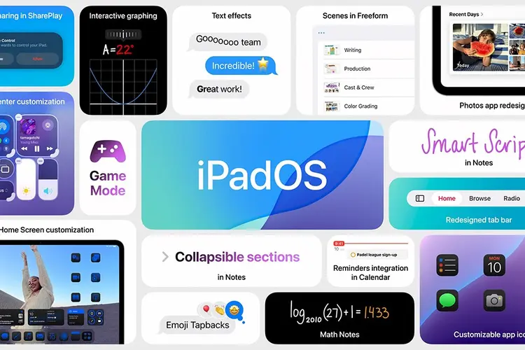 Apple ra mắt iPadOS 18 với ứng dụng máy tính mới, thanh tab