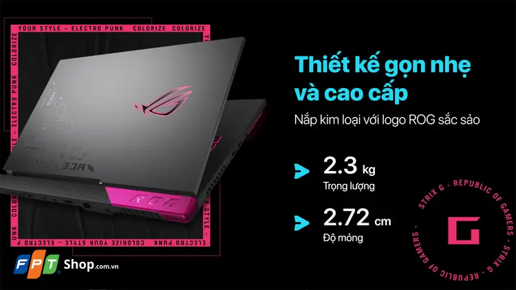 Asus ROG Strix G15 G513RW-HQ152W | Chính hãng