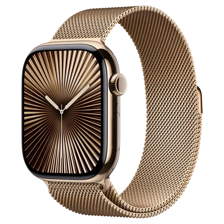 Apple Watch Series 10 GPS + Cellular 46mm Viền Titan Dây Milanese
