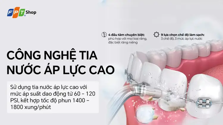 Máy tăm nước Halio UltraClean Express chính hãng, giá rẻ