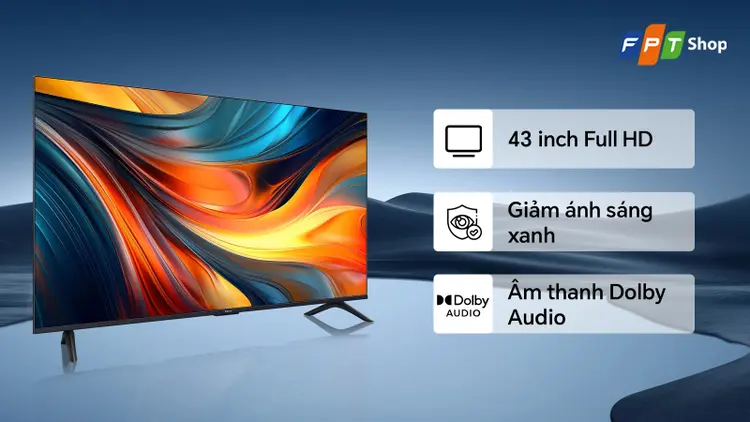 Xiaomi Google TV 43 inch Full HD A 2026 L43MB-AFSEA chính hãng, giá rẻ