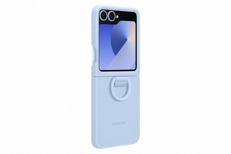 Ốp lưng Samsung Galaxy Flip6 Silicon kèm vòng