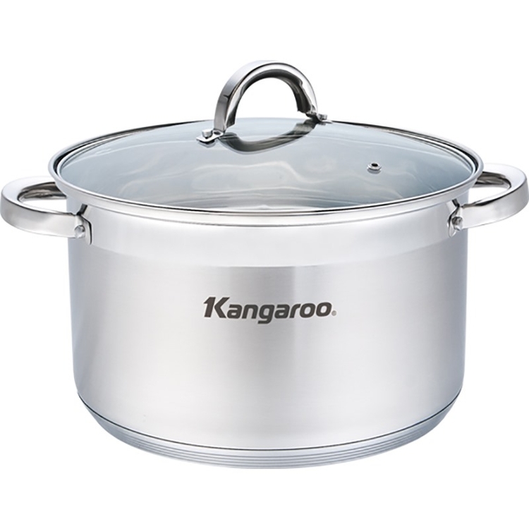 Nồi inox đơn Kangaroo size 16 KG876XS
