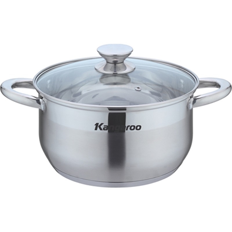 Nồi inox đơn Kangaroo size 20 KG878M