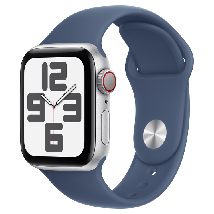 Apple Watch SE 2024 GPS + Cellular 40mm Viền Nhôm Dây Cao Su M/L