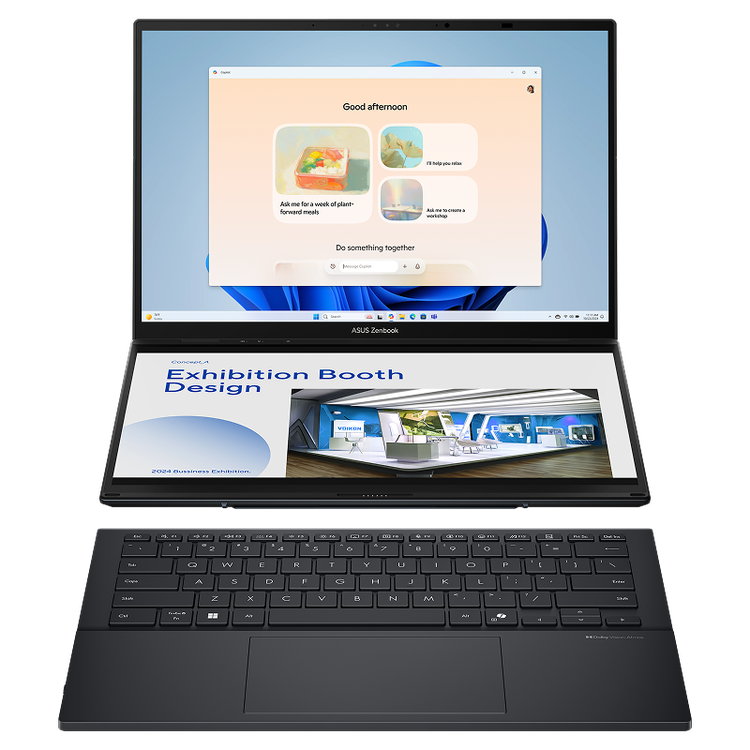 Laptop Asus Zenbook Duo OLED UX8406CA-PZ109WS Ultra 9-285H/AI/32GB/1TB/14" 3K Touch/Win11/Office HS24/OS365