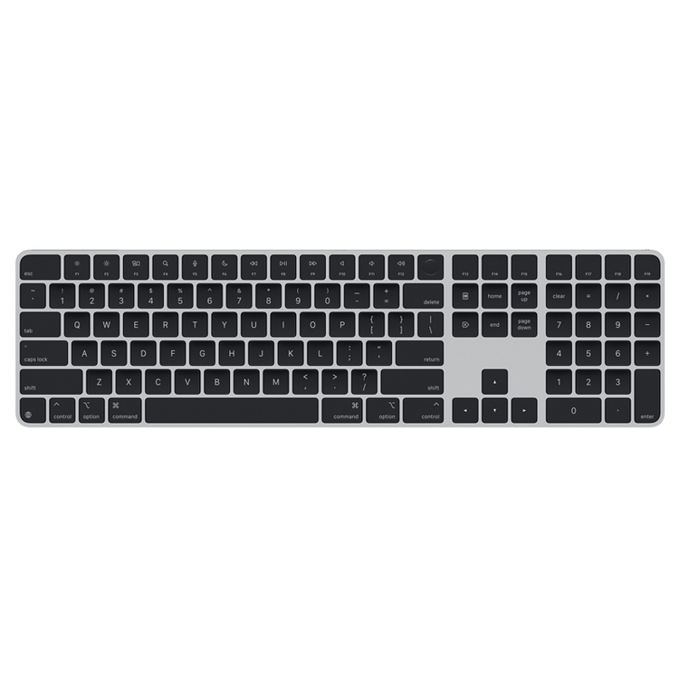 Phụ kiện Apple Bàn phím không dây Magic Keyboard with Touch ID and Numeric Keypad 2024 Black MXK83ZA/A