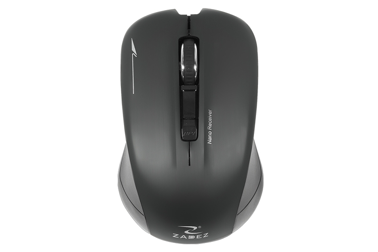 Chuột không dây Zadez M390 Silent Đen
