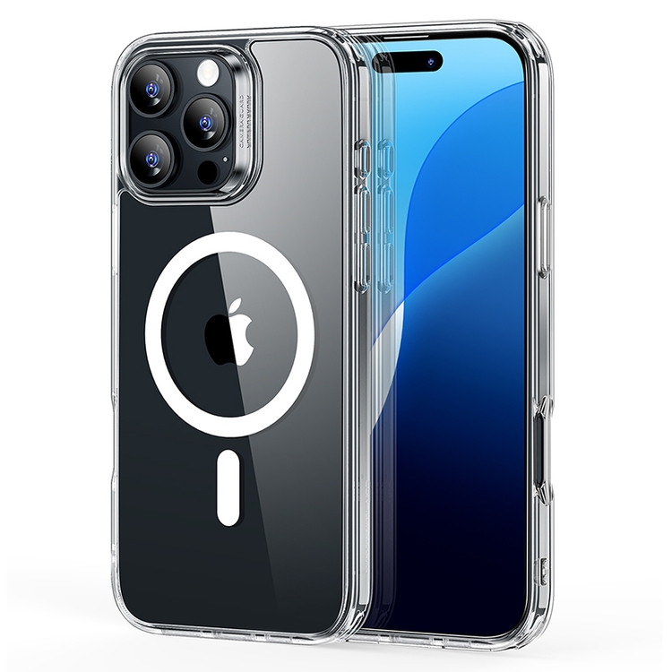 Ốp lưng magsafe iPhone 16 Pro Max nhựa cứng chống sốc ESR Trong suốt