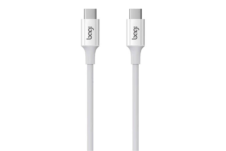 Cáp sạc Type C to Type C Bagi dây nhựa TPE 1m
