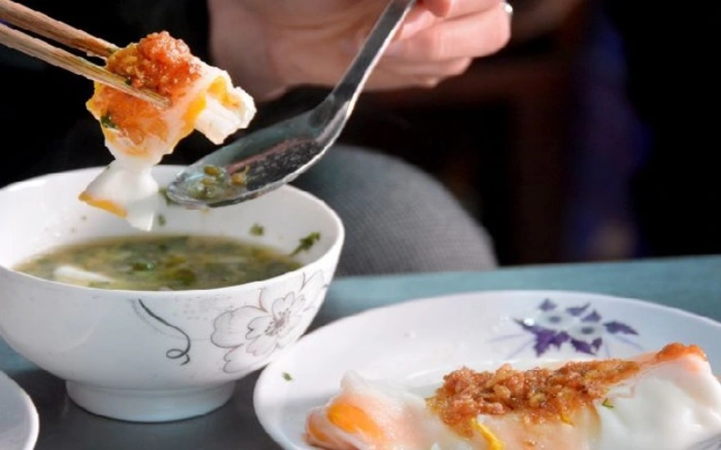 Cách làm bánh cuốn trứng Lạng Sơn (ảnh 3)