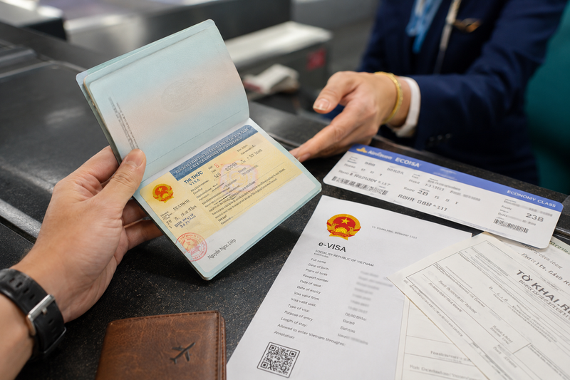 Khi nào cần cả visa và hộ chiếu
