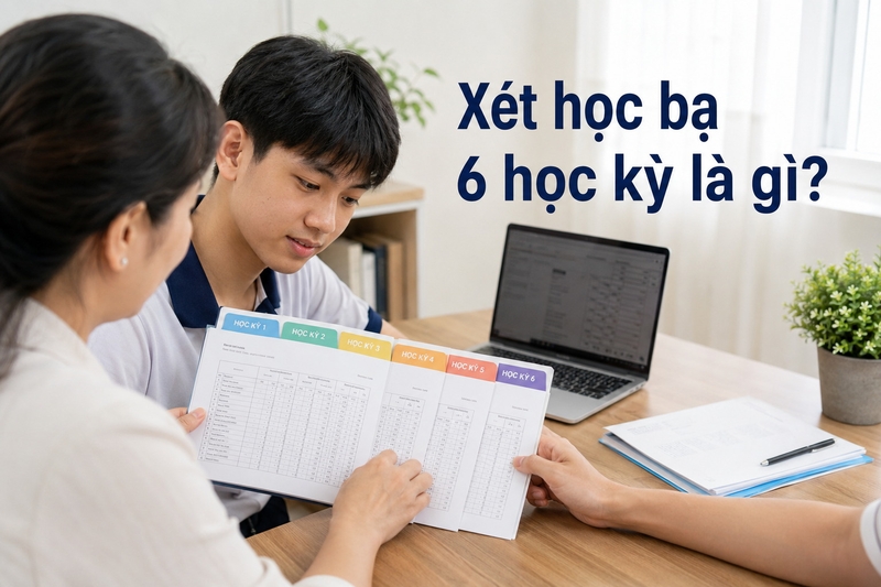 Cách tính điểm học bạ 6 học kỳ - 1