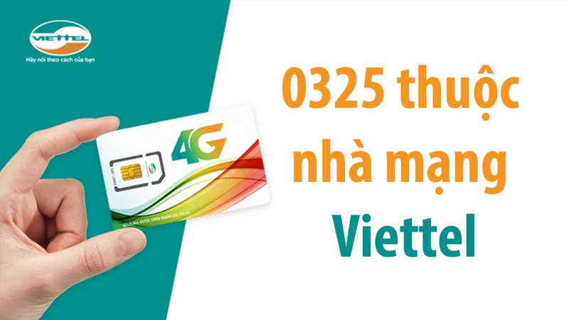 Đầu số 0325 thuộc nhà mạng Viettel