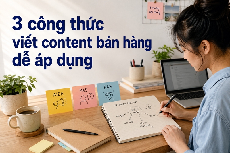 3 công thức viết content bán hàng dễ áp dụng